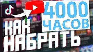 Как у меня получилось набрать 4000 часов просмотра на ютуб