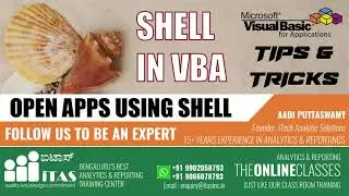 VBA TIPS AND TRICKS | OPEN APPS USING SHELL