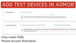 How to add test devices in Admob | why it is important