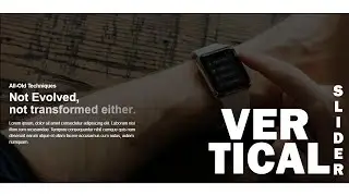 Vertical Slider/Carousel With Animation Using HTML CSS JS.