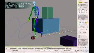 3DStudio MAX - Biped Objects / Key Info Rollout / Set Key (3DS Max Video Tutorials)