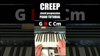 3 Minutes to MASTER CREEP Chord Progression on Piano
