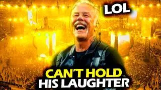 JAMES HETFIELD REACTION WHEN FAN GETS HIT BY A BEACH BALL LIVE (2024) #METALLICA #wanna