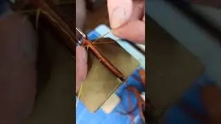 седельный шов с узлом, кожаная сумка изготовление