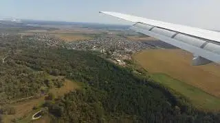Посадка ssj 100 в Уфе RA89090 Ямал