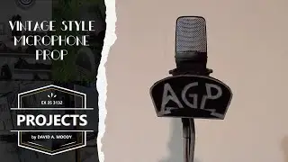 Vintage Style Microphone Prop