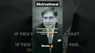 motivational words 🔥 WhatsApp status#respect #motivationstatus #shorts #ratantatamindset#india