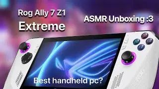 Unboxing The Rog Ally 7 Z1 Extreme Open Box From Best Buy... asmr