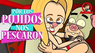 Grupo Marrano - Por Tus Pujidos Nos Pescaron (Video Animado) (CARICATURAS)