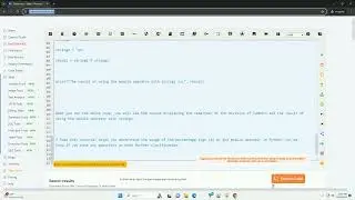 Python what does the percentage sign mean in python