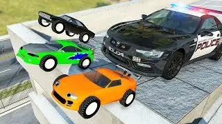Beamng drive - Real Cars vs Toy Сars #10
