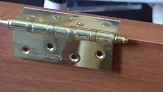 как установить дверные петли в дверное полотно