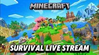 Playing Minecraft Survival