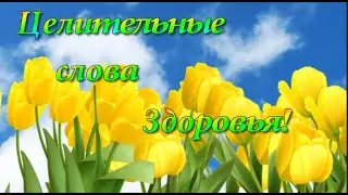 ЦЕЛИТЕЛЬНЫЕ СЛОВА ЗДОРОВЬЯ!