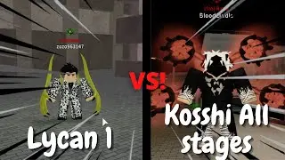 Ro Ghoul - Lycan vs Kosshi [All Stages] | Roblox