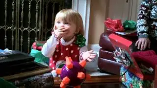 Lucy Loves the Giggle Ball on Christmas