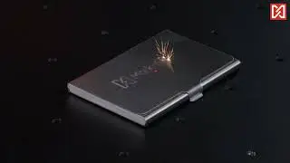 Visiting Card SS Case Marking - Fiber Laser