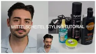 Mittelscheitel Styling Tutorial Männer (Teil: 3/3) | Produkte für Mittelscheitel | Joel Ksn