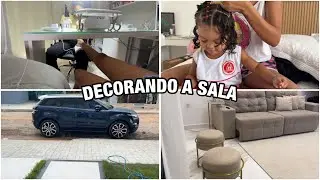 UM DIA COM A GENTE - ORGANIZANDO A SALA + levando a Bebê na escola