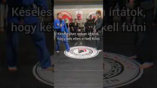 🤷‍♂️Kés ellen futni kell??? #harcművészet #knife #kempo #önvédelem #küzdősport