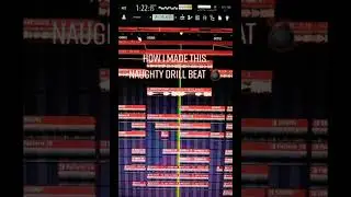 HOW TO MAKE NAUGDTY DRILL TYPE BEAT TUTORIAL RAP TRAP INSTRUMENTAL #shorts #beatmaker #typebeat