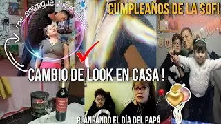 ARREGLANDO MI LOOK en CASITA 😍MI MARIDO ME DECOLORA Y ME TIÑE EL PELITO | Compartiendo en pareja🍷
