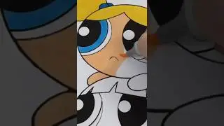 Coloring The Powerpuff Girls Blossom and Bubbles 