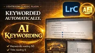 How to Auto-Keyword Stock Photos in Lightroom Classic (AI Plugin – 3 Seconds Per Photo)