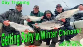 BCFLYGUYS Day Tripping - Getting Salty w/Winter Chinooks & Pacific Anglers [S01 Bonus Reel]