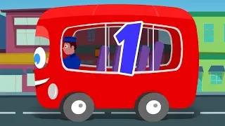 Numbers Song | Numbers Ride | Bus Song | Learn Numbers for Babies
