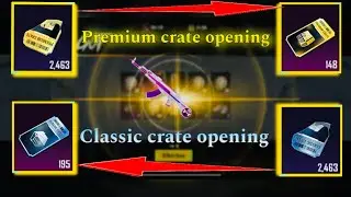 New premium crate opening M416 glacier 200 classic crate 150 premium crate opening pubg