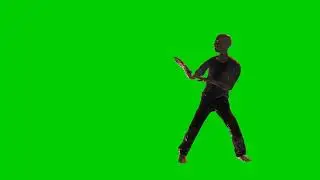 100% copywrite free dancing zombie green screen animation |chroma key |green screen effects