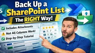 Duplicate a SharePoint List in Minutes | Including ATTACHMENTS!!