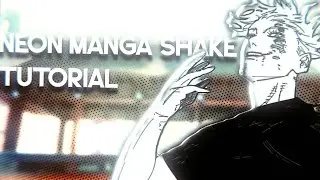 Neon Manga Shake Tutorial | Alight Motion
