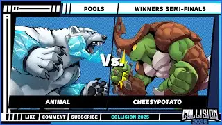 Collision 2025 - Winners Semi- Animal (Etalus) VS CheesyPotato (Kragg) - Rivals of Aether II Singles