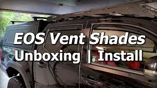 EOS Window Vents Toyota Tacoma | Installation | Unboxing