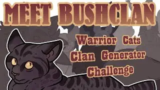 Warrior Cats Clan Generator Challenge | With Audio Commentary!