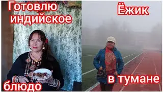75.Сегодня на обед индийское блюдо.🍛А на улице туман.Indian dish for lunch today 🍛It's foggy outside