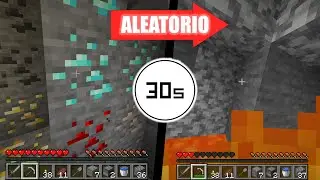 MINECRAFT pero ME TELETRANSPORTA a un LUGAR ALEATORIO cada 30 SEGUNDOS | MINECRAFT