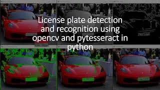 License plate detection & recognition using opencv & pytesseract