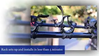Allen Sports DELUXE HITCH MOUNTED BIKE RACK
