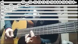 Mirame una vez mas - Los leales - Néstor en bloque (Intro+Tab)