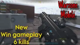 New Warzone mobile win gameplay 6 Kills. Warzone mobile iphone se2020