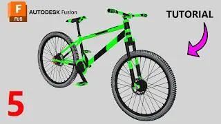 HARDTAIL Mountain Bike Project in Autodesk Fusion - Part 5