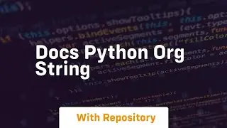 docs python org string