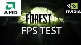 The Forest fps test GTX 750Ti | FX4300 | 1080p60