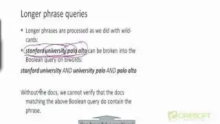 WDM 21: How to Handle Phrase Query