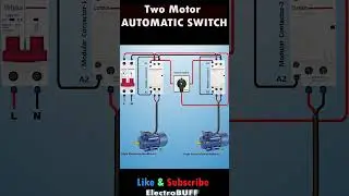 AUTOMATIC MOTOR SWITCHER #electrical #engineering #diy #motor #pump