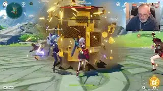 Genshin Impact Farming Cubes and Leylines for Noelle Ascension