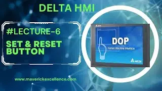 HOW TO MAKE SET &  RESET BUTTON IN DELTA HMI |